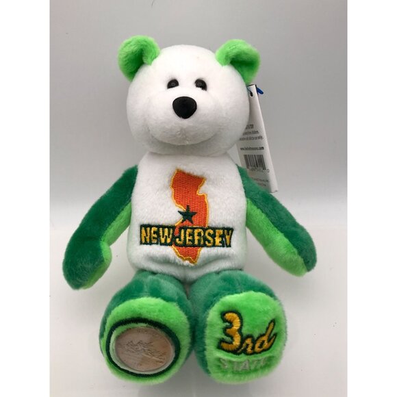 New State Coin Bear Set Limited Treasures First 12 States Colonies Collectible - Picture 4 of 16